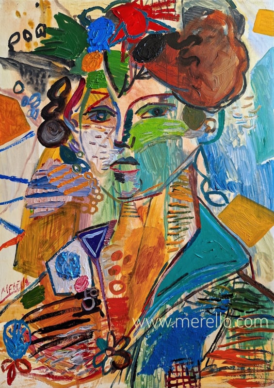 jose-manuel-merello-artista-retrato-de-lucia-(65-x-46-cm)-mix-media-on-wood-panel