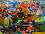 contemporary-painters.merello.-tormenta-de-color-en-tarifa.-(54-x-73-cm)-tecnica-mixta-sobre-lienzo