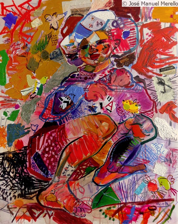 Art 21st Contemporary artists. MERELLO | New Art Painting ... Modern painting wall art decor.