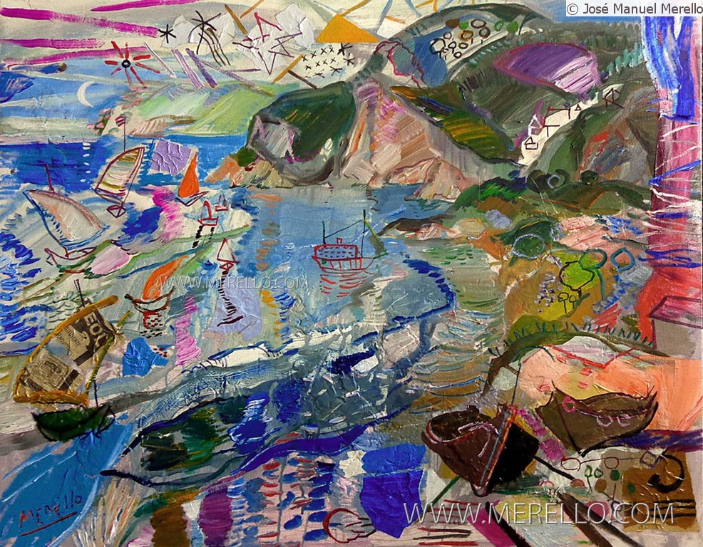 Art 21st Contemporary Artists Merello New Art Painting 2020
