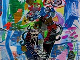 CONTEMPORARY-ARTISTS-INVEST-merello.-florero-azul-(100x81-cm)