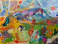 MODERN-LANDSCAPES-CONTEMPORARY-STILL-LIFES-ART-merello.-el-montgo-de-javea-(97x162-cm)mixta-lienzo-