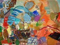 MODERN-LANDSCAPES-CONTEMPORARY-STILL-LIFES-ART-merello.-la-ciudad-del-sol-(81x130-cm)-mix-media-on-canvas