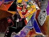 PINTURA-CONTEMPORANEA-MODERNA.-jose-manuel-merello.-mujer-portuguesa-con-panuelo.-(81-x-65-cm)-mix-media-on-canvas