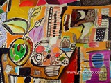 arte-moderno-cuadros.-merello.-mesa-con-frutas-acidas(30x40-cm)oleo-tabla