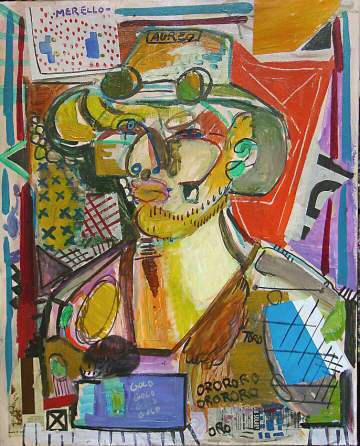 Art News. Painting News 21st. The Gold Miner  (92x73 cm) 