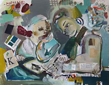 Art News 21.  Exhibitions News. The Letter. (92x73 cm)