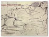 contemporary-modern-art-world-artists.jose-manuel-merello-que-bonita-eres-(35-x-54-cm)-grafito-sobre-papel