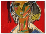expressionismus-kunst-malerei-merello.-figura-sobre-fondo-rojo-(73x54cm)mixta-tabla