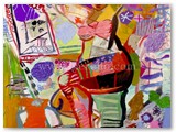 expressionismus-kunst-malerei-merello.-mujer-frente-al-espejo-(100x81-cm)-mix-media-on-canvas