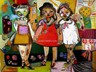 merello-biografia..-las-tres-amigas-(114-x-146-cm)-tecnica-mixta-sobre-lienzo.-contemporary-art.-madrid,-paris,-new-york