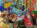 MODERN_ART_MODERN_ARTISTS_PAINTERS_PAINTINGS_Merello.-Desnudo_oceanico_(40_x_48_cm)_Mix_media_on_paper.