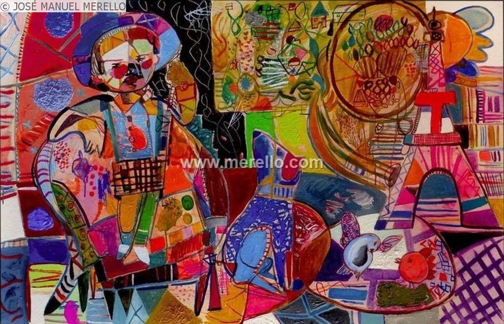 Toile Mickey Mouse Pop Art Moderne - Œuvre Signée L. Gioiello - Multicolore - Neuf
